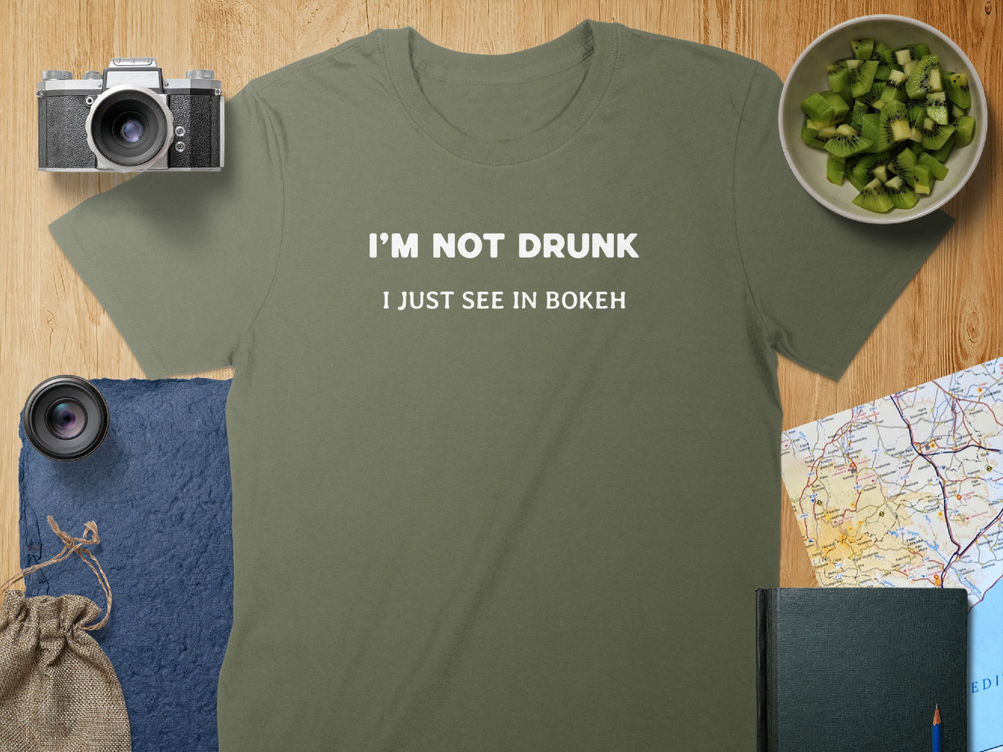 I'M NOT DRUNK I JUST SEE IN BOKEH T-shirt product