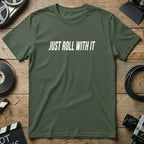Just Roll With It Printed T-Shirt Casual Product