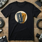 Vintage Cinema Tickets Graphic Printed T-Shirt