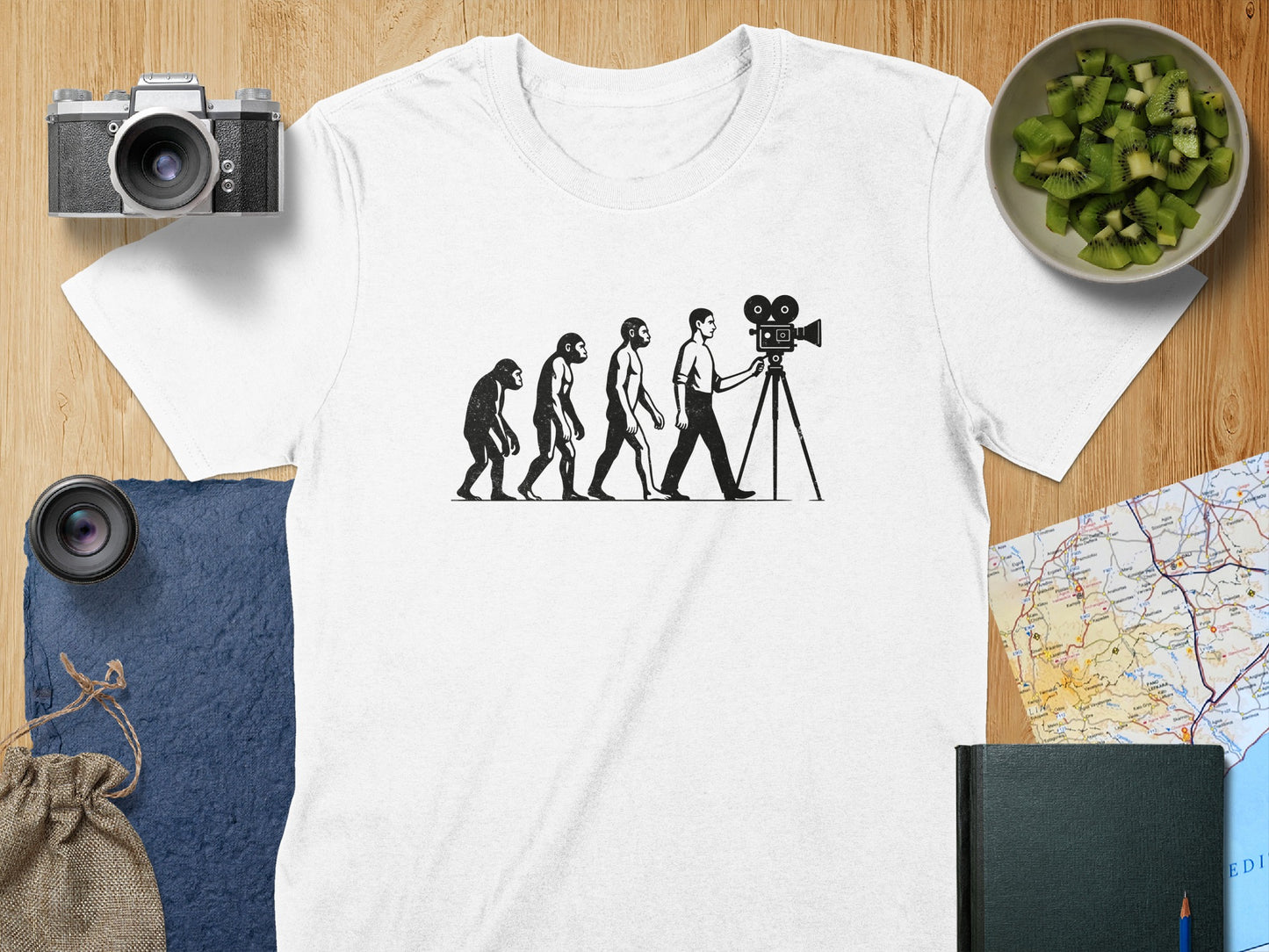 Evolution of Man Filmmaker Graphic T-shirt product type
